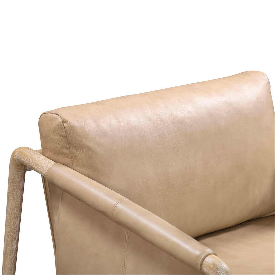 Candelabra Home Chakka Leather Accent Chair Leather Accent Chair TOV-S54256