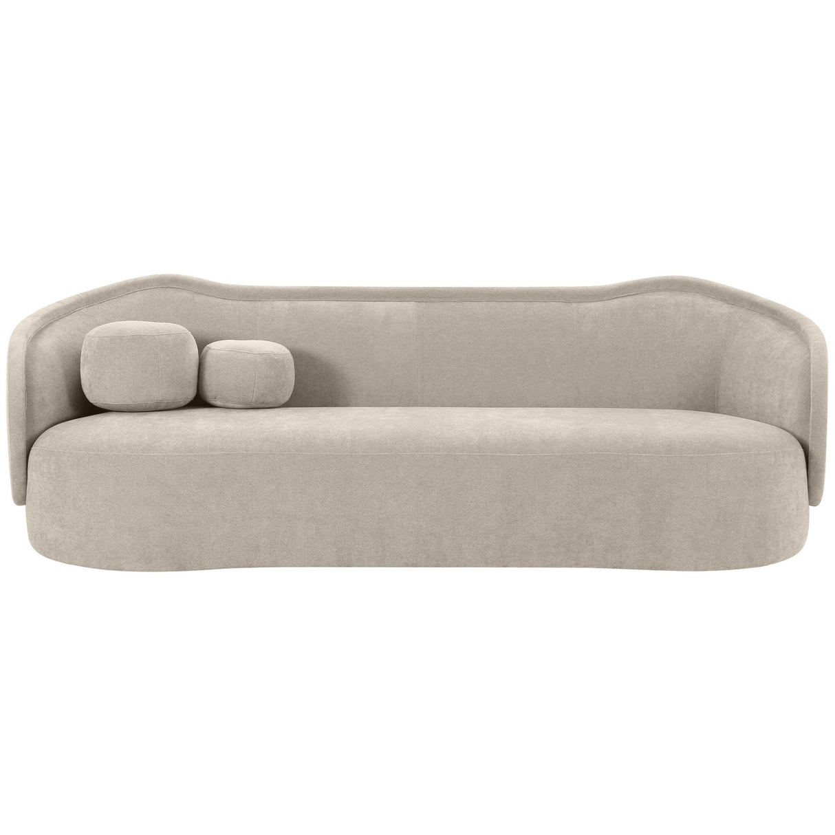 Candelabra Home Circe Textured Velvet Sofa Sofas