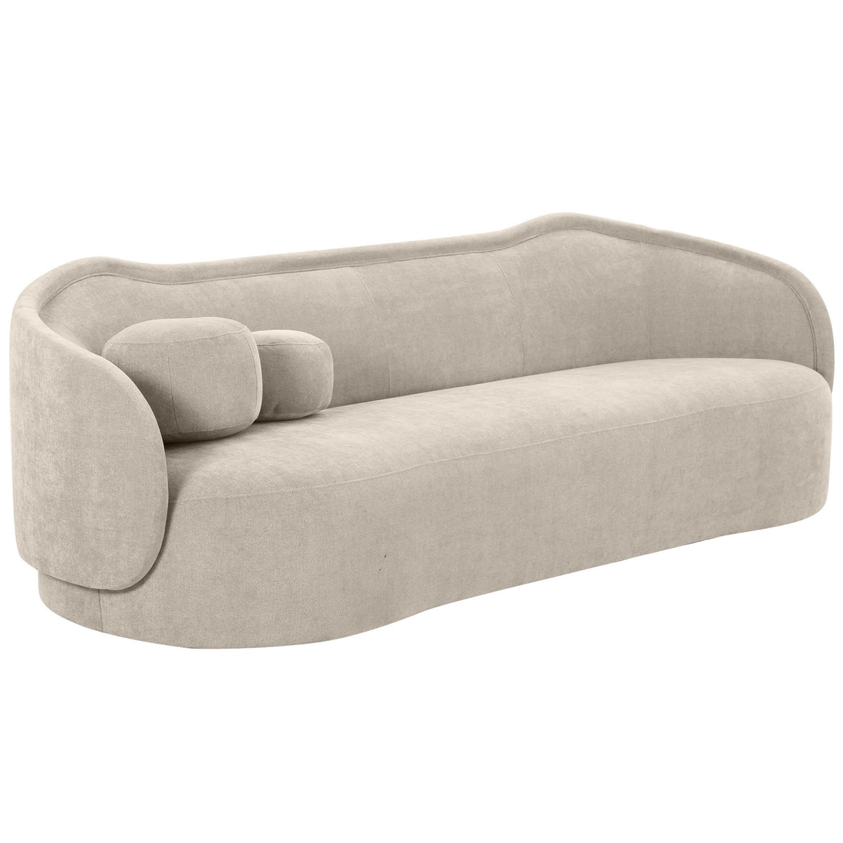Candelabra Home Circe Textured Velvet Sofa Sofas
