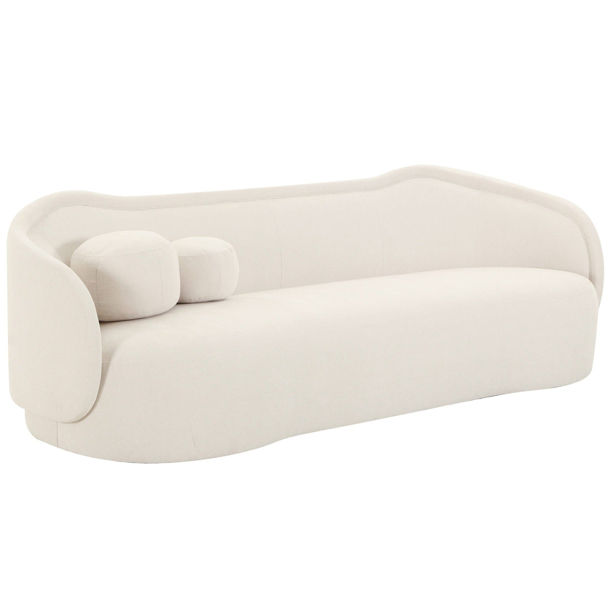 Candelabra Home Circe Textured Velvet Sofa Sofas