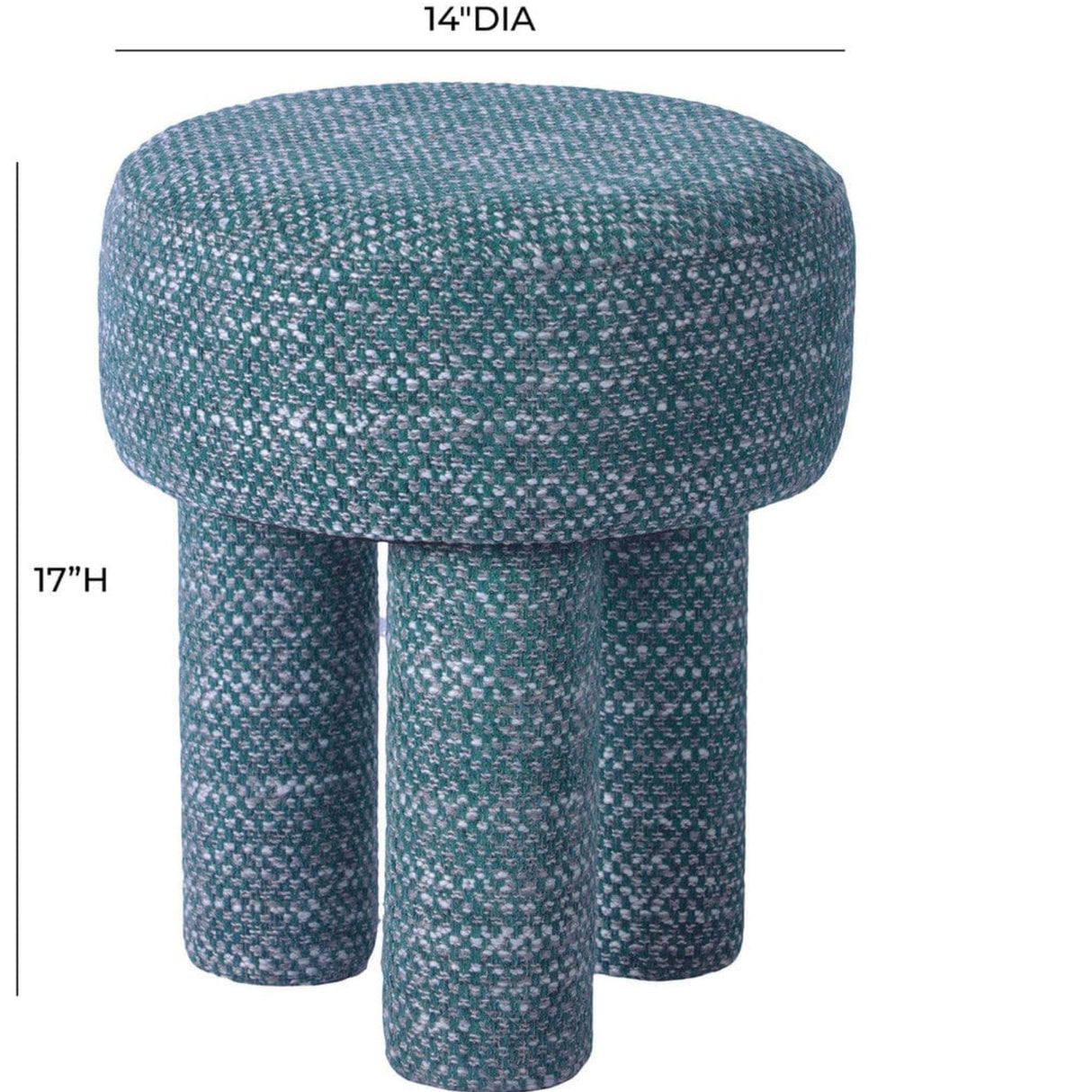 Candelabra Home Claire Knubby Stool Stools