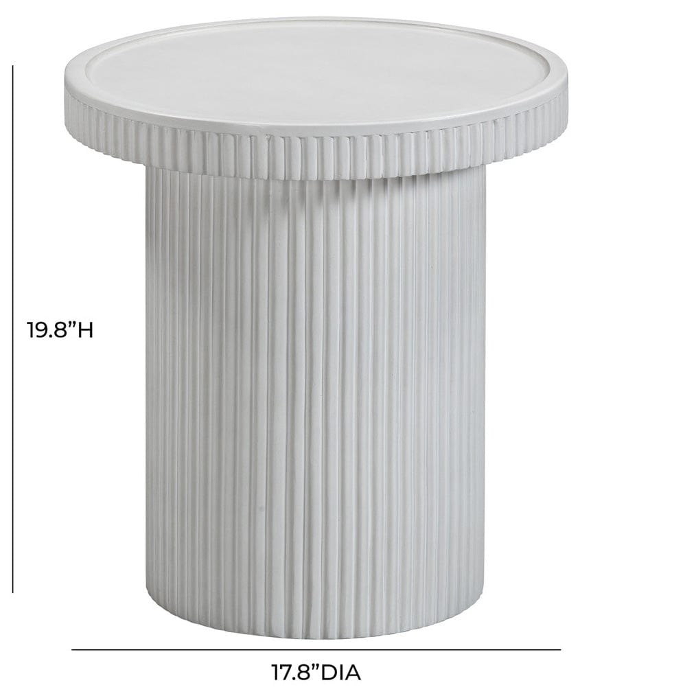 Candelabra Home Darcy Concrete Indoor / Outdoor Side Table Side Tables