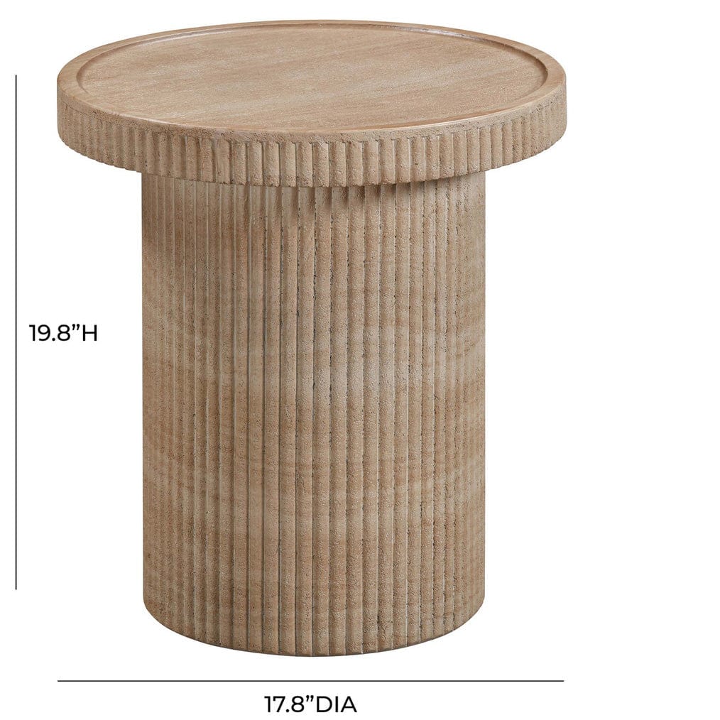 Candelabra Home Darcy Concrete Indoor / Outdoor Side Table Side Tables