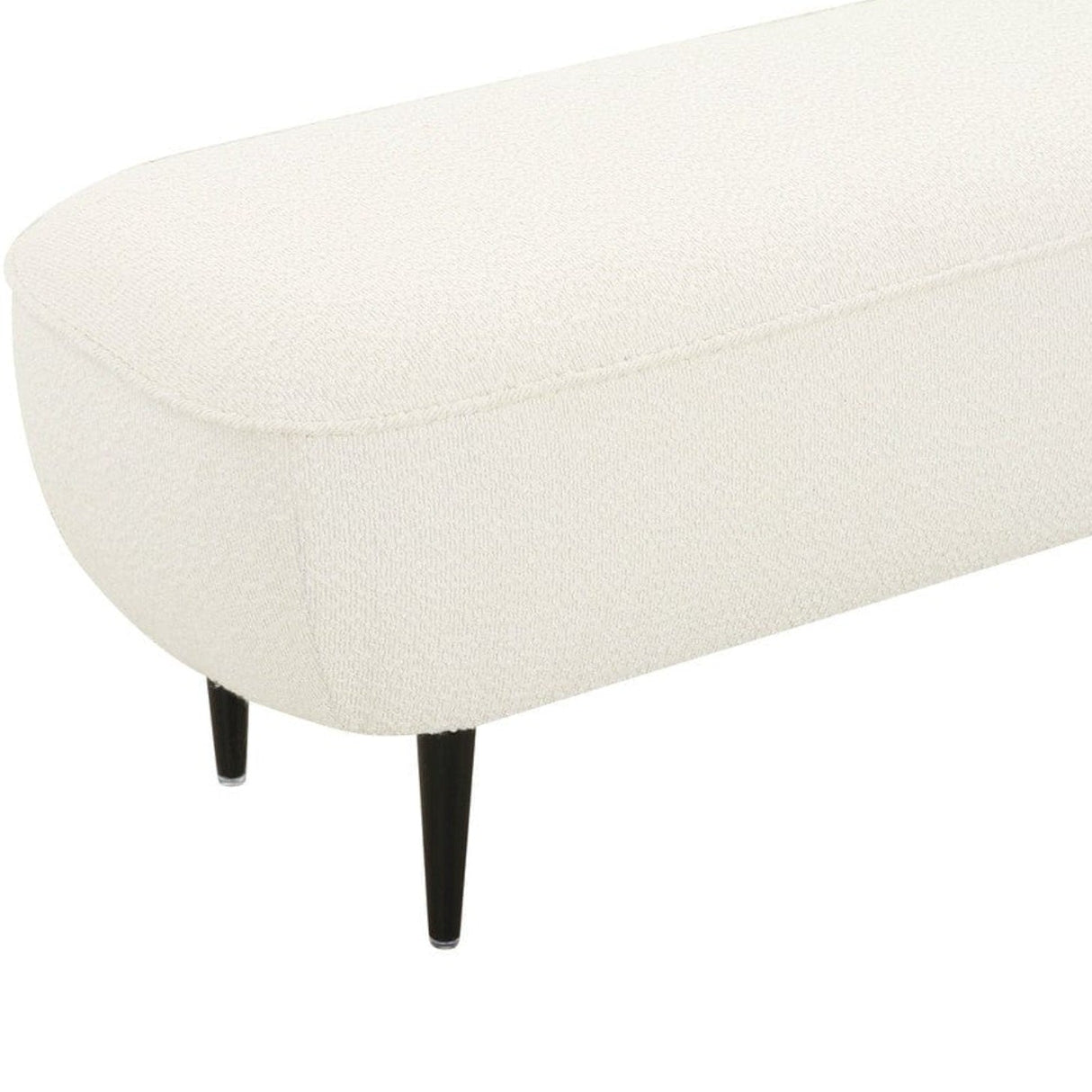 Candelabra Home Denise Cream Boucle Bench Benches TOV-OC68691