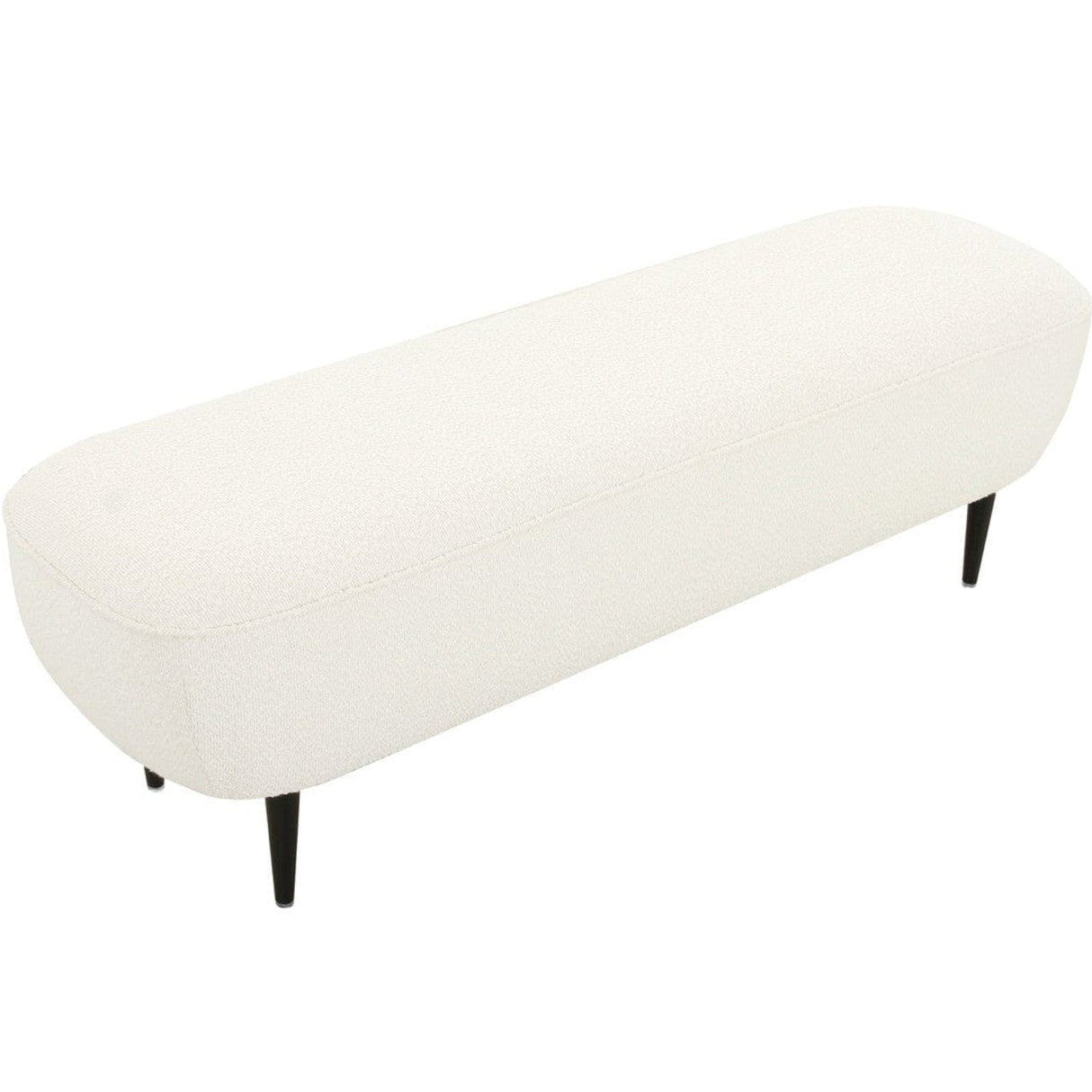 Candelabra Home Denise Cream Boucle Bench Benches TOV-OC68691
