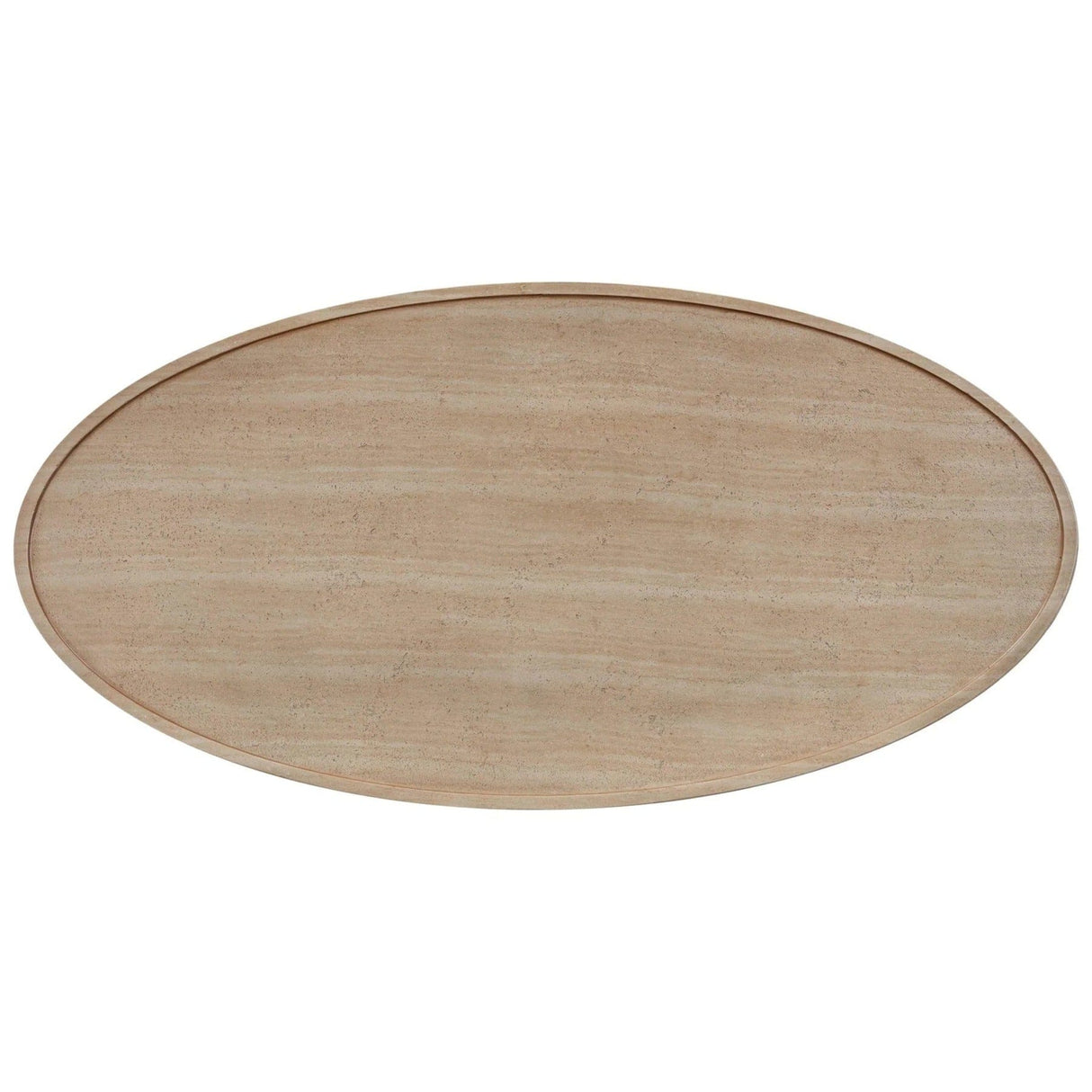 Candelabra Home Eclipse Textured Faux Travertine Indoor/Outdoor Coffee Table Coffee Tables TOV-O54275