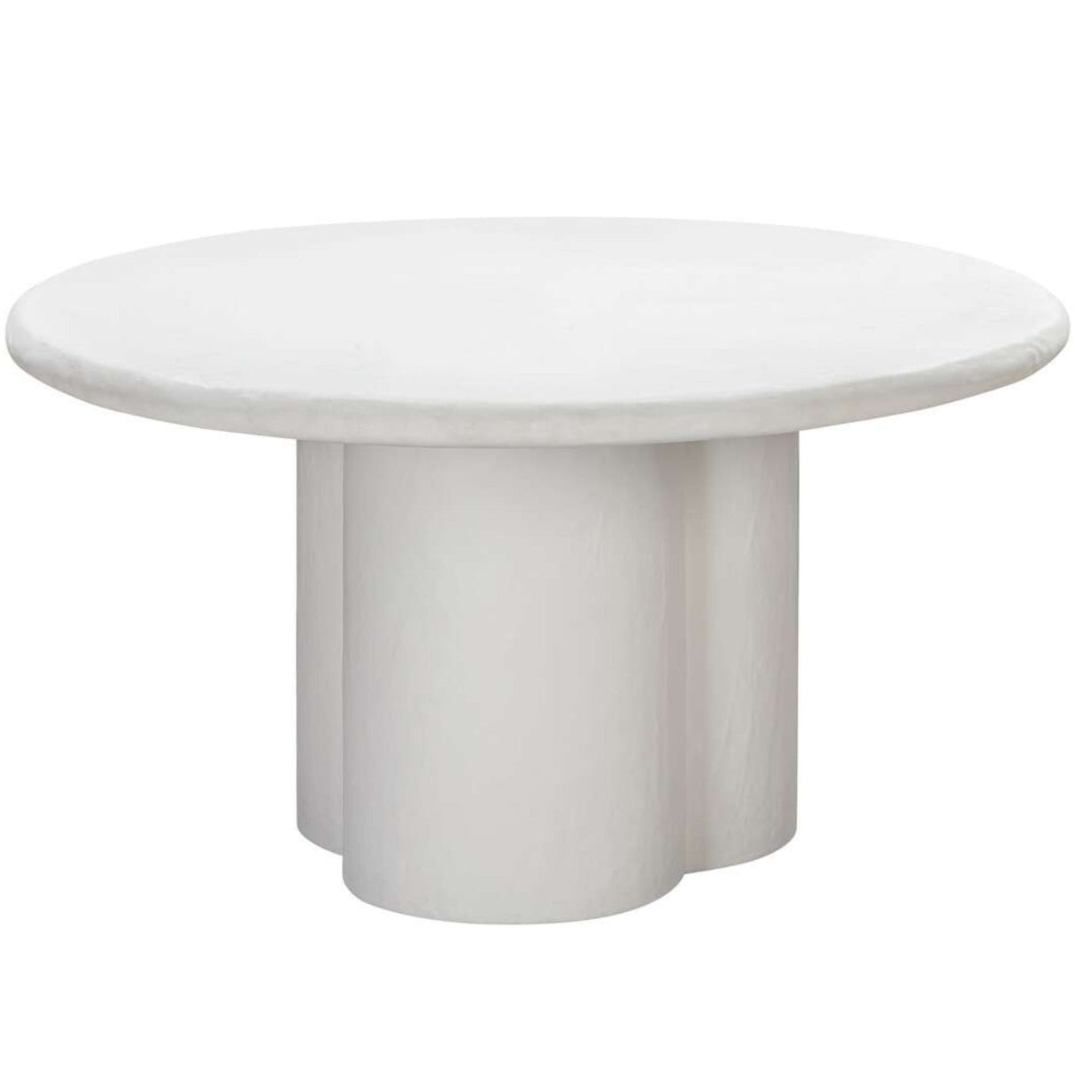 Candelabra Home Elika Faux Plaster Round Dining Table Dining Tables