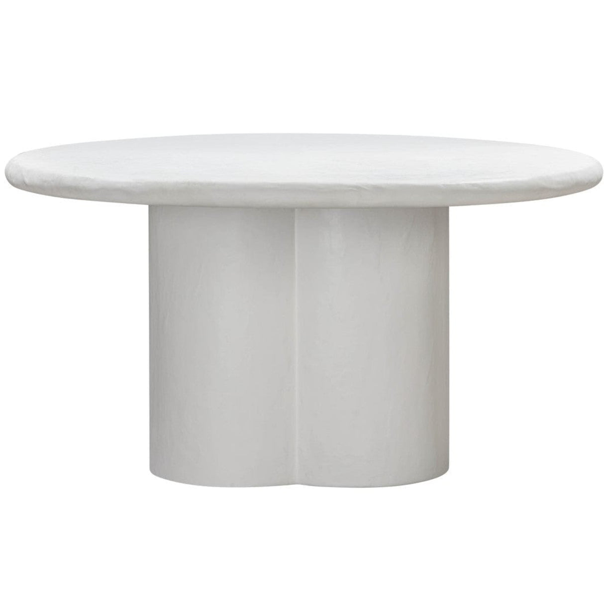Candelabra Home Elika Faux Plaster Round Dining Table Dining Tables