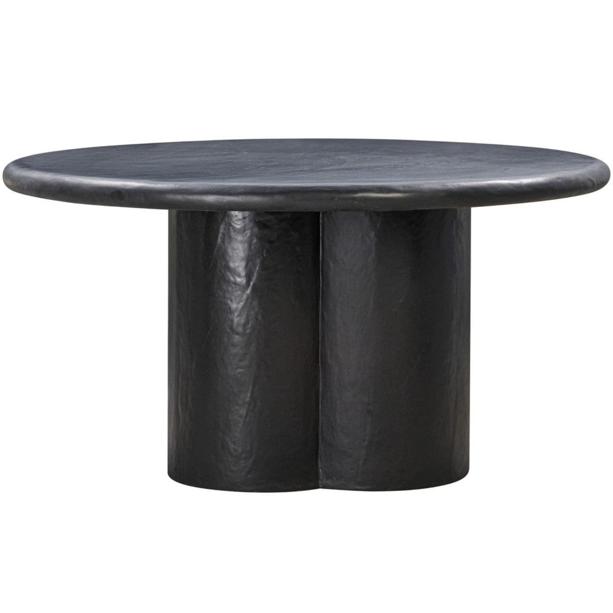 Candelabra Home Elika Faux Plaster Round Dining Table Dining Tables