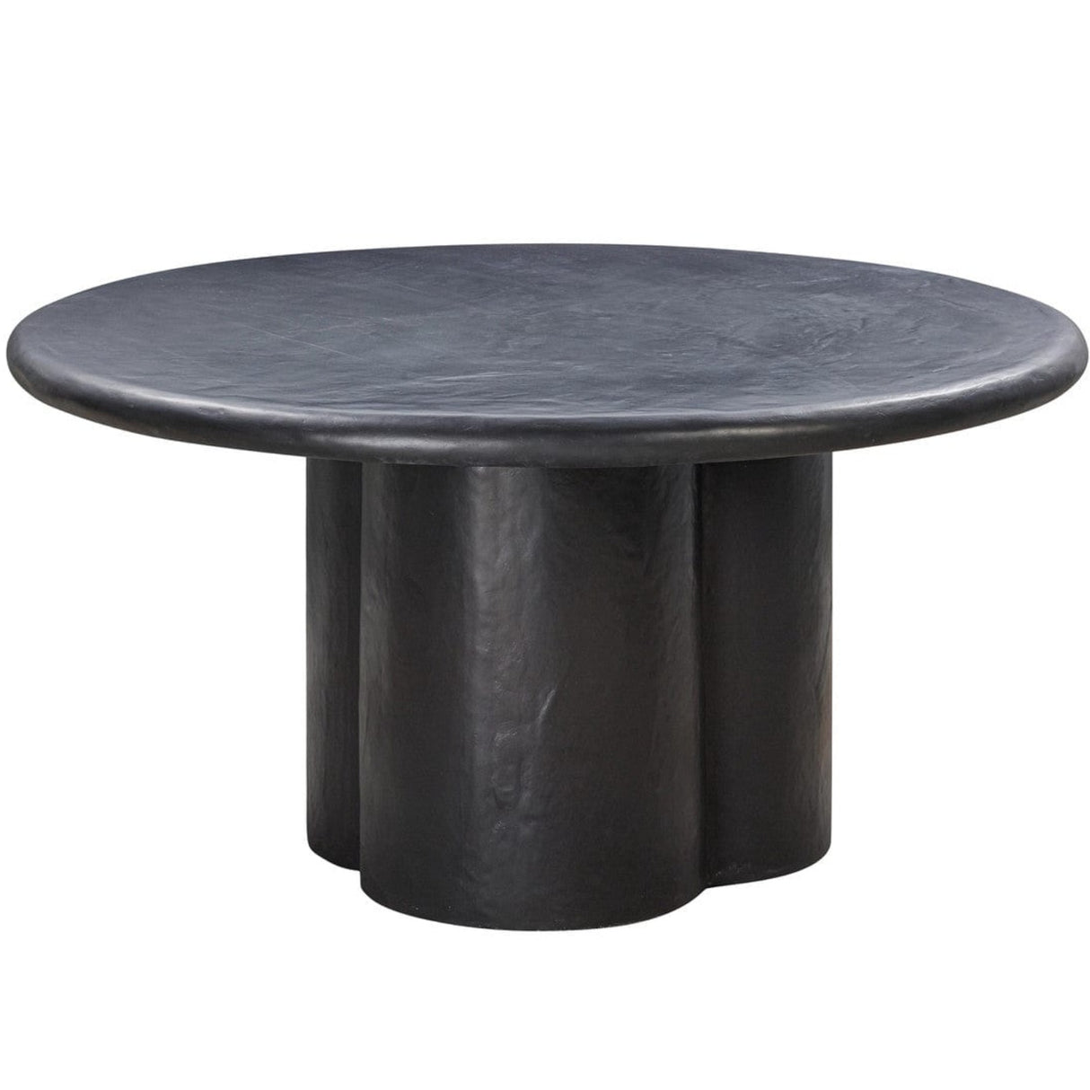 Candelabra Home Elika Faux Plaster Round Dining Table Dining Tables