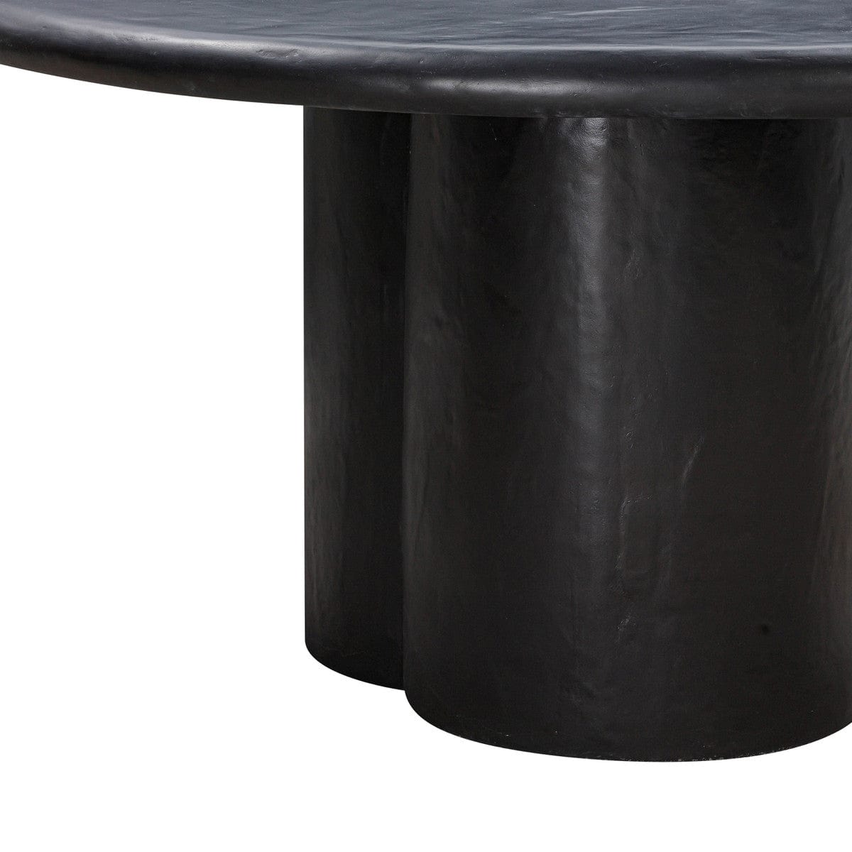 Candelabra Home Elika Faux Plaster Round Dining Table Dining Tables