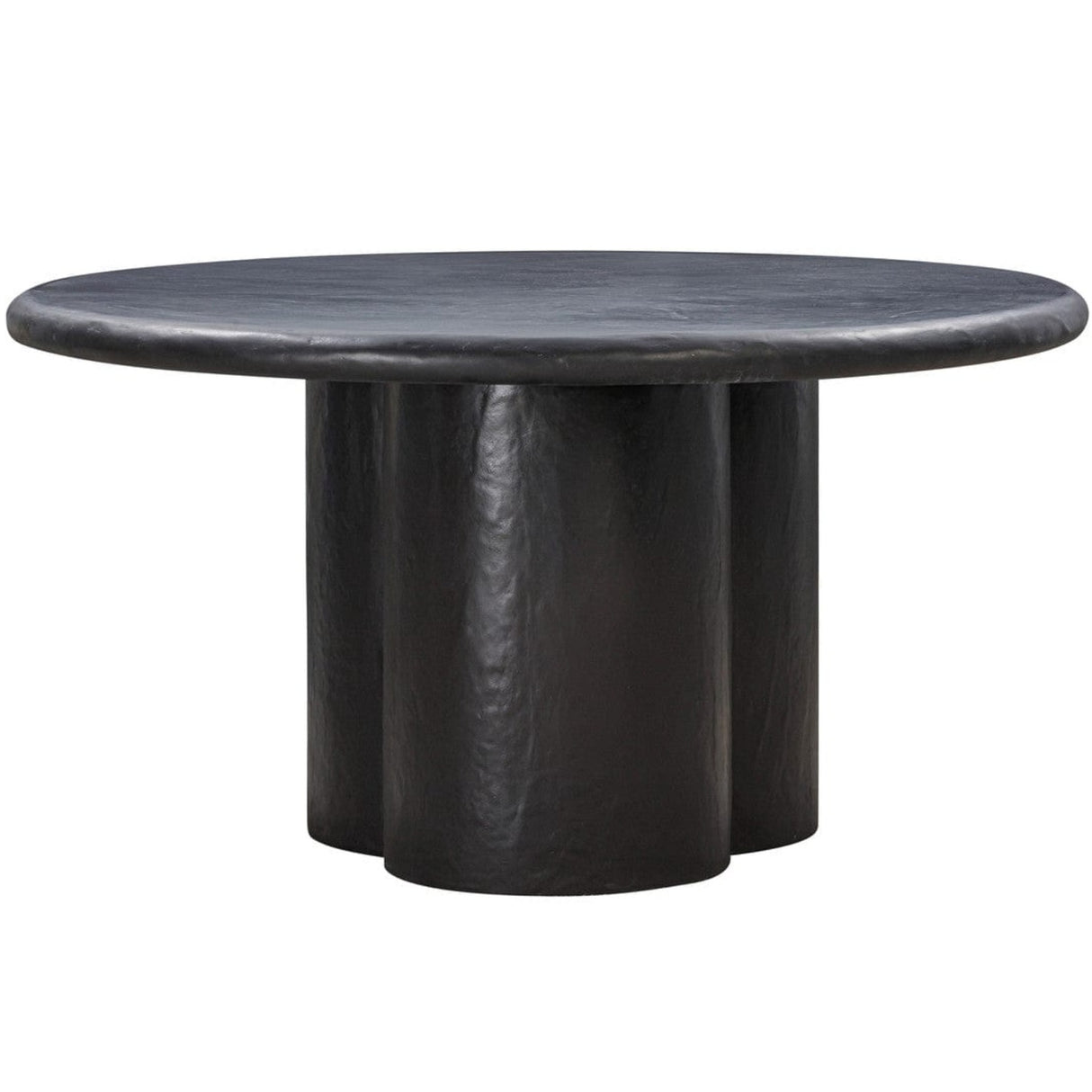 Candelabra Home Elika Faux Plaster Round Dining Table Dining Tables