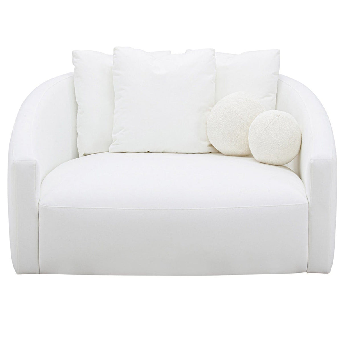 Candelabra Home Hanim Cream Linen Daybed Beds & Bed Frames TOV-L68938