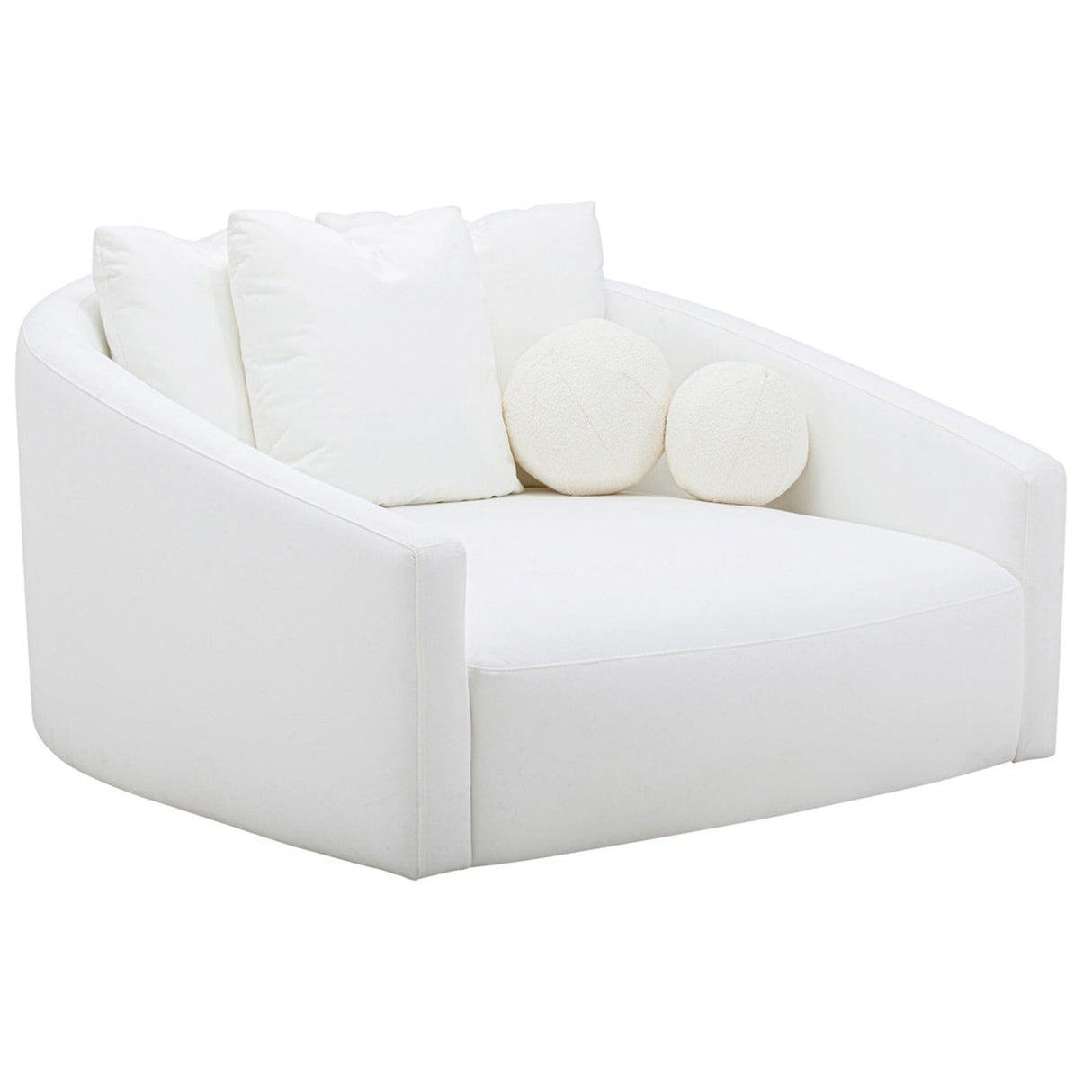 Candelabra Home Hanim Cream Linen Daybed Beds & Bed Frames TOV-L68938