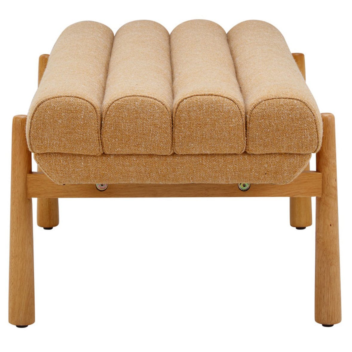 Candelabra Home Julianna Sunflower Yellow Heavy Linen Bench Upholstered Bench TOV-OC68937