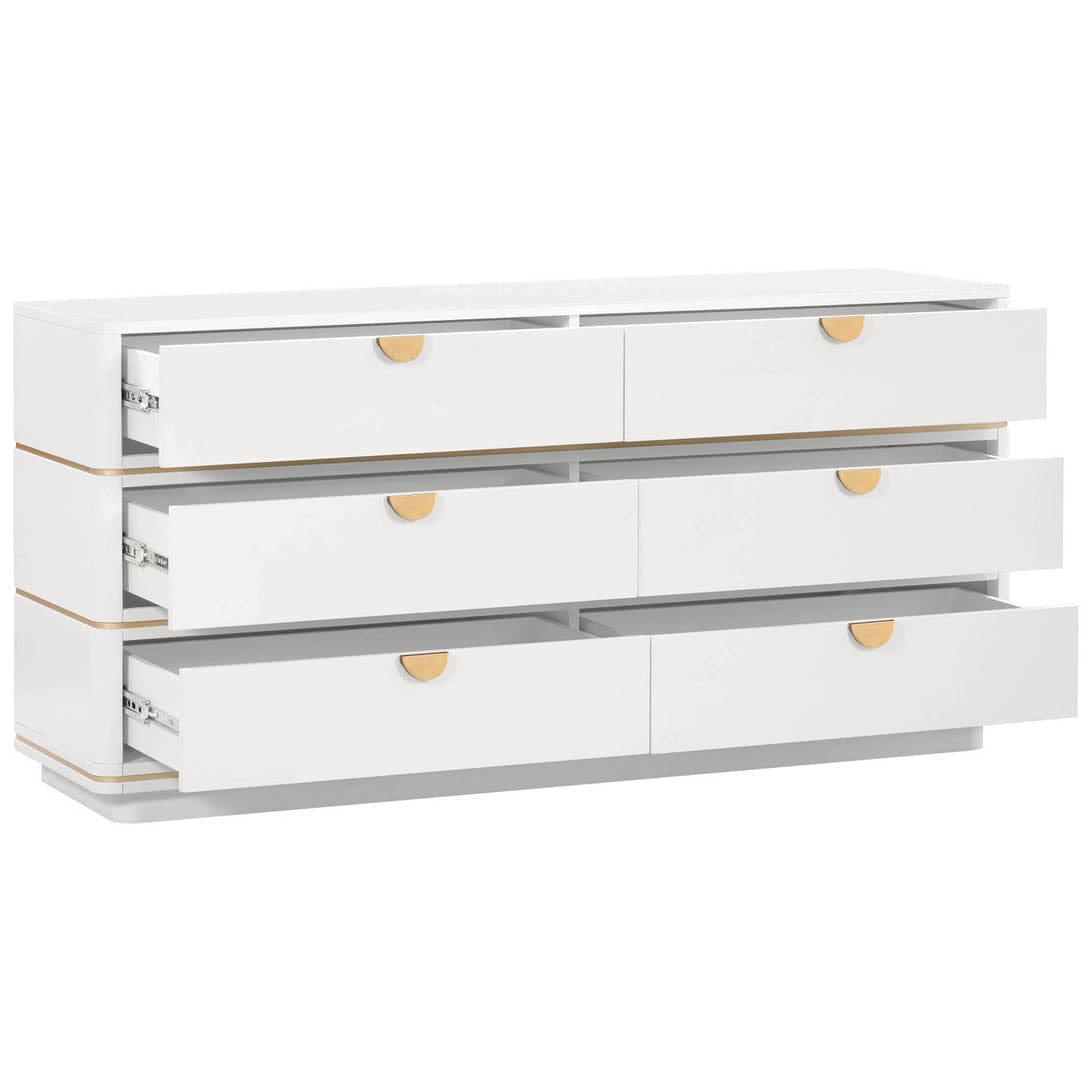 Candelabra Home Julietta 6 Drawer Dresser Dressers