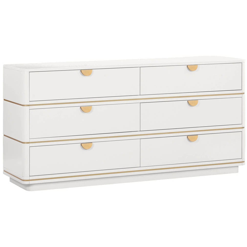 Candelabra Home Julietta 6 Drawer Dresser Dressers