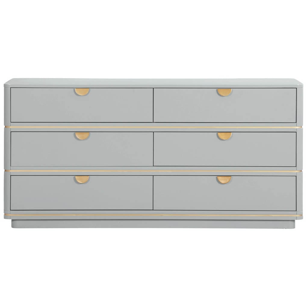 Candelabra Home Julietta 6 Drawer Dresser Dressers TOV-B54254