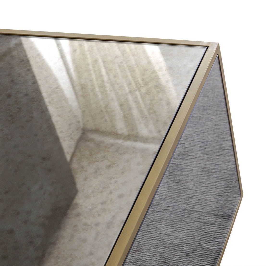 Candelabra Home Lana Mirrored Coffee Table by Inspire Me Home Decor Mirrored Coffee Table