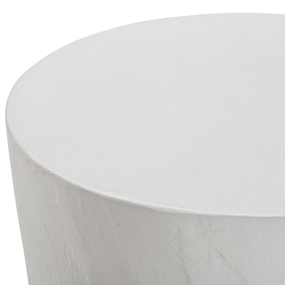 Candelabra Home Margot Light Grey Faux Plaster Indoor / Outdoor Concrete Stool Stools TOV-O54298