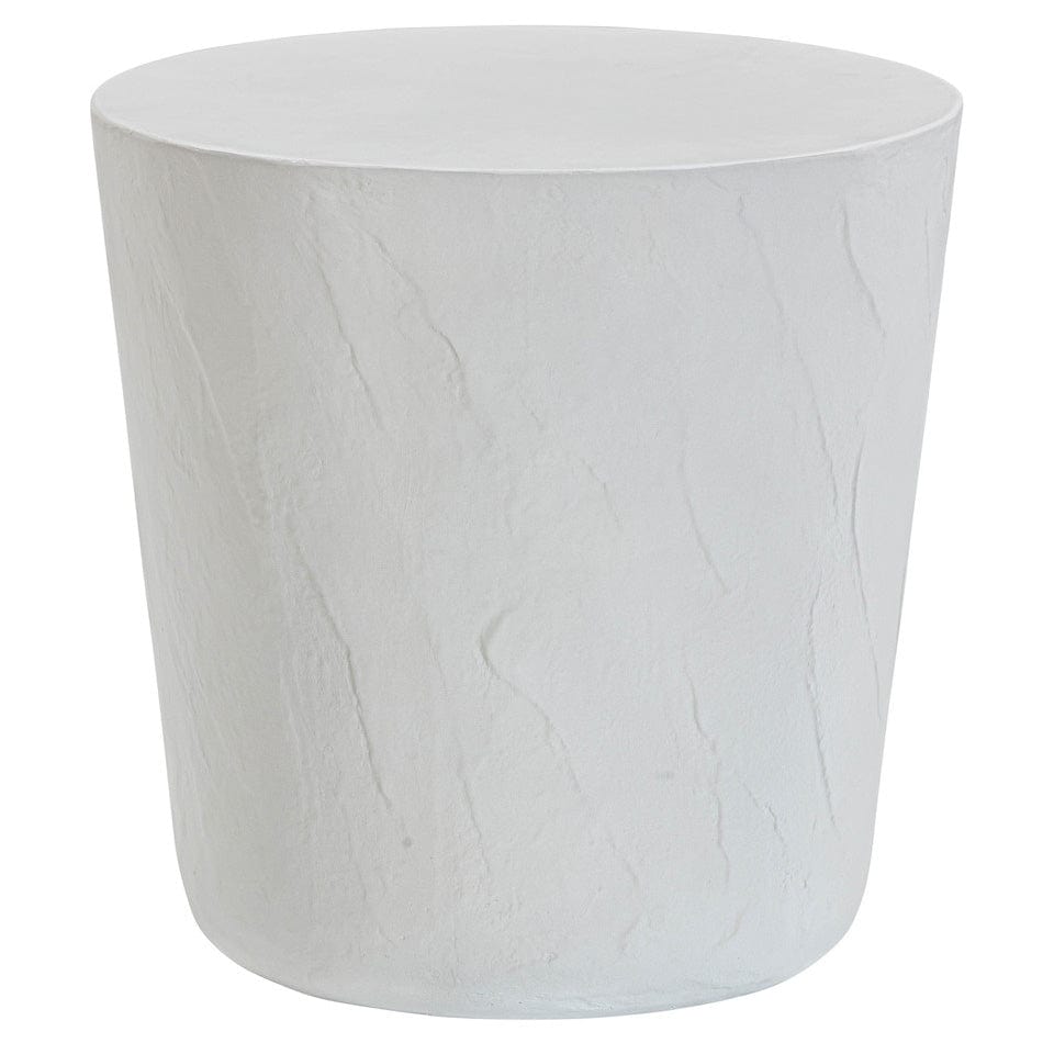 Candelabra Home Margot Light Grey Faux Plaster Indoor / Outdoor Concrete Stool Stools TOV-O54298
