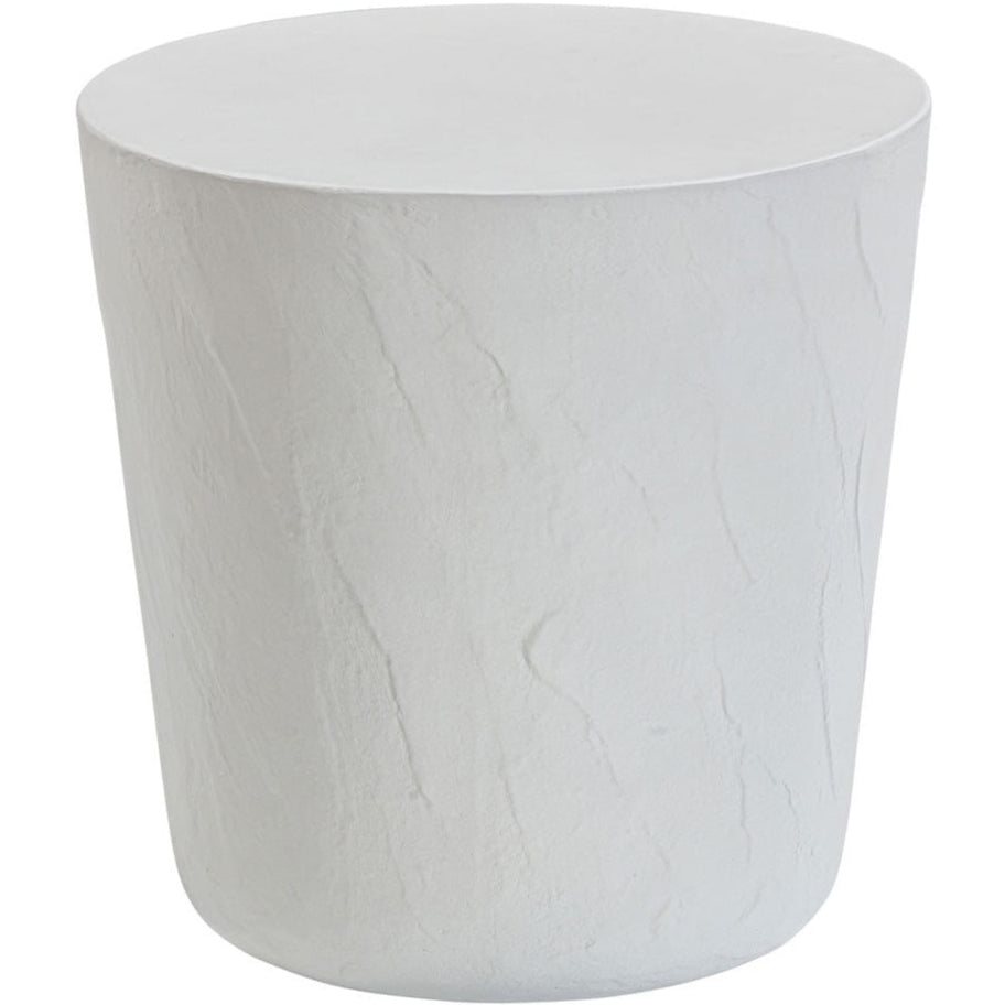Candelabra Home Margot Light Grey Faux Plaster Indoor / Outdoor Concrete Stool Stools TOV-O54298