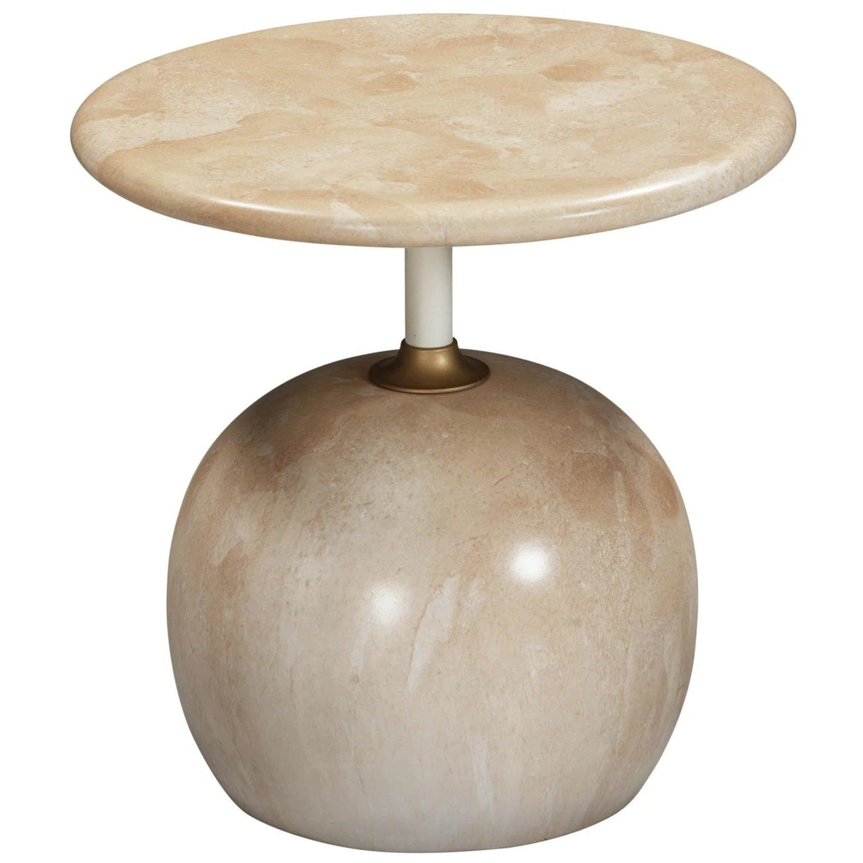 Candelabra Home Mire Rose Faux Marble Side Table Side Tables TOV-OC54288