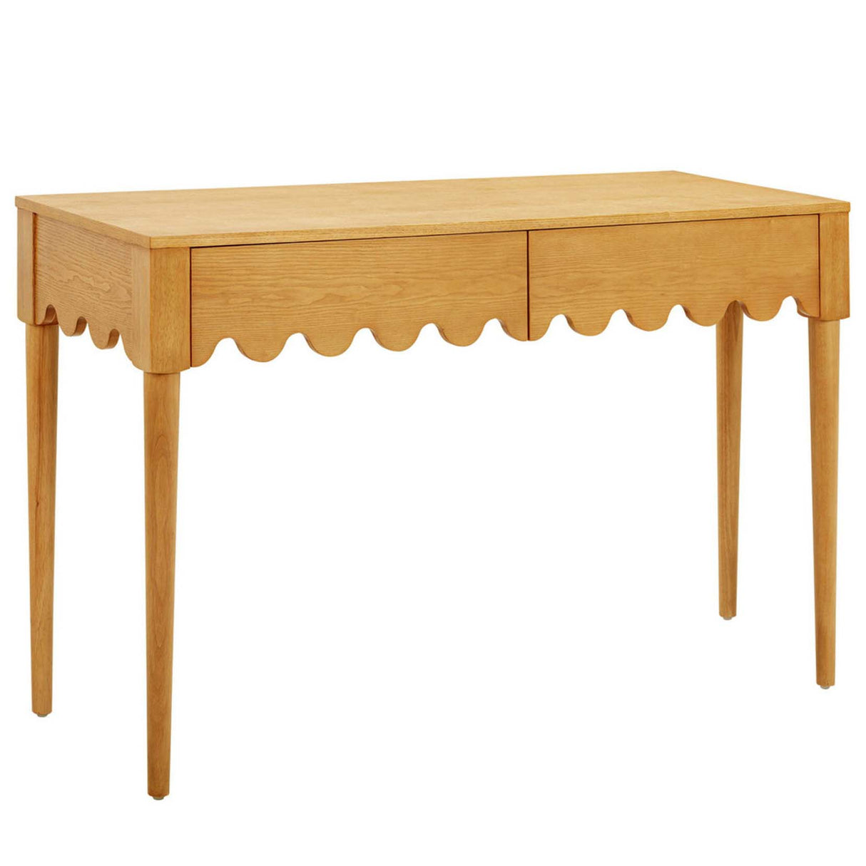 Candelabra Home Oodle Natural Ash 2-Drawer Desk Desks TOV-H54324