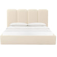 Candelabra Home Palani Velvet Bed Bed with Panel Insert Options