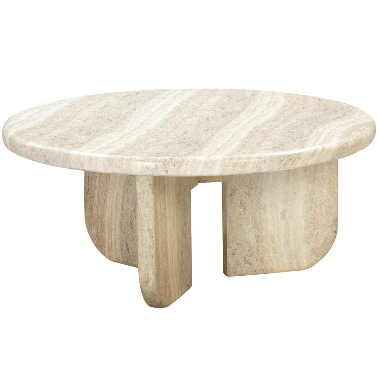 Candelabra Home Patrizia Concrete Round Coffee Table Coffee Tables TOV-OC54246
