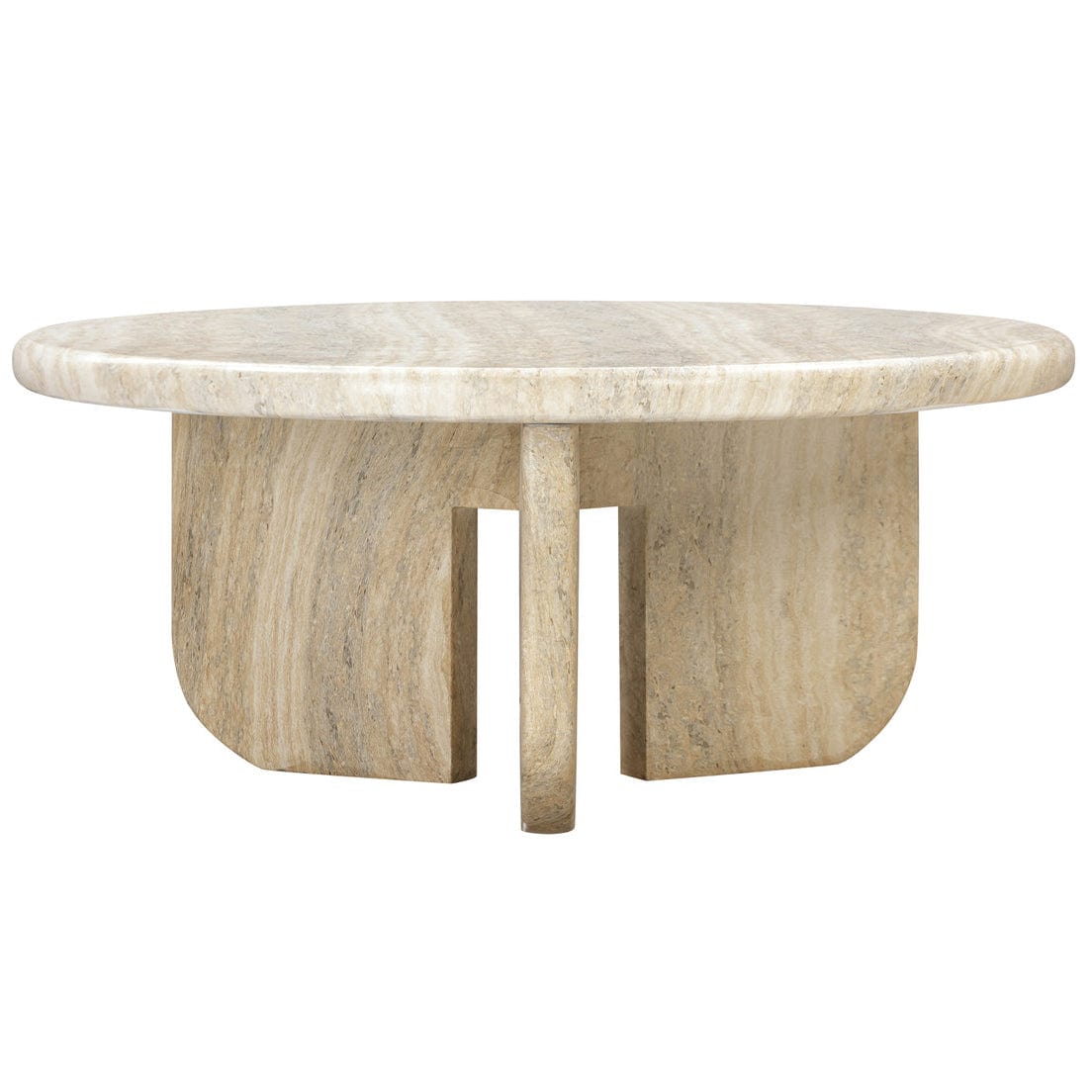 Candelabra Home Patrizia Concrete Round Coffee Table Coffee Tables TOV-OC54246