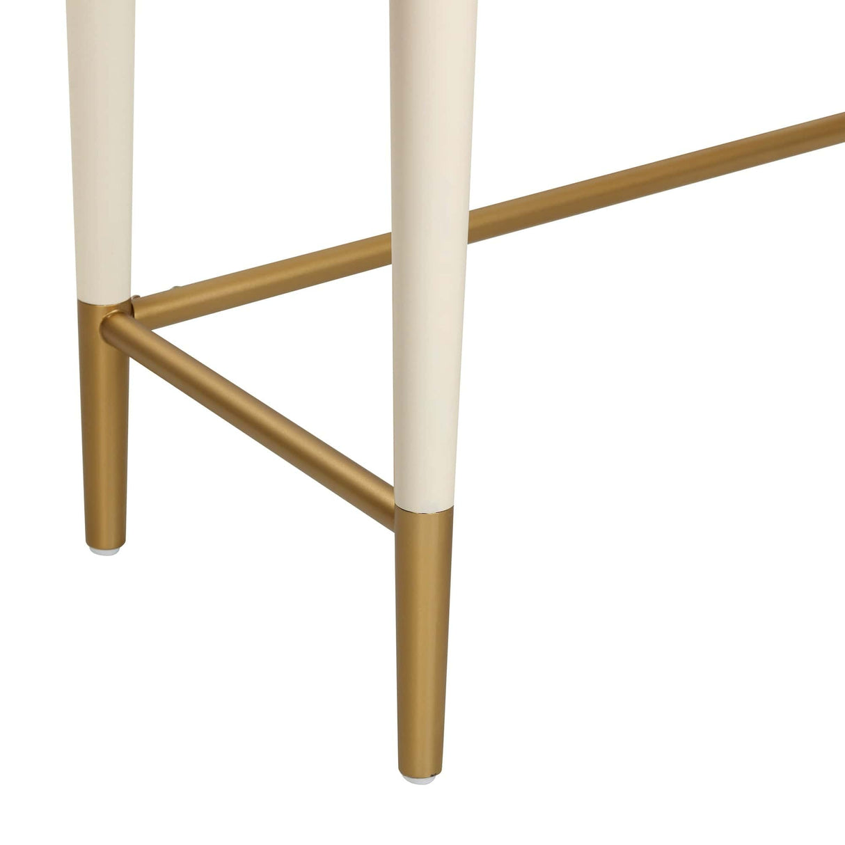 Candelabra Home Penelope Vegan Leather Wrapped Vanity Desk Vanity Desk