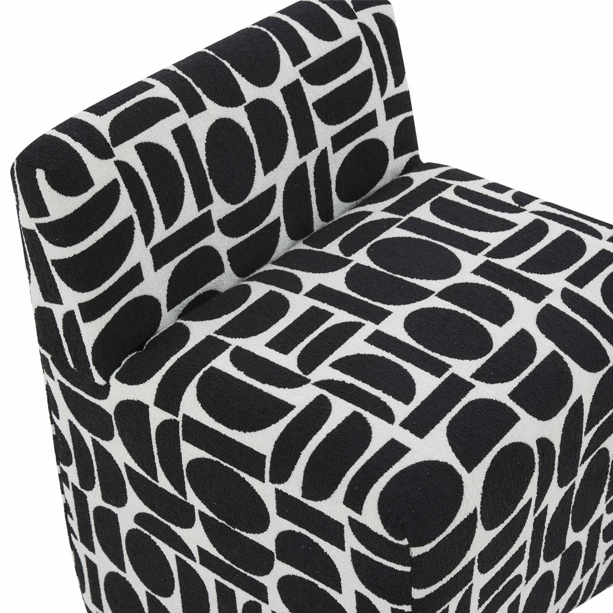 Candelabra Home Pippa Geometric Jacquard Weave Stool Stools