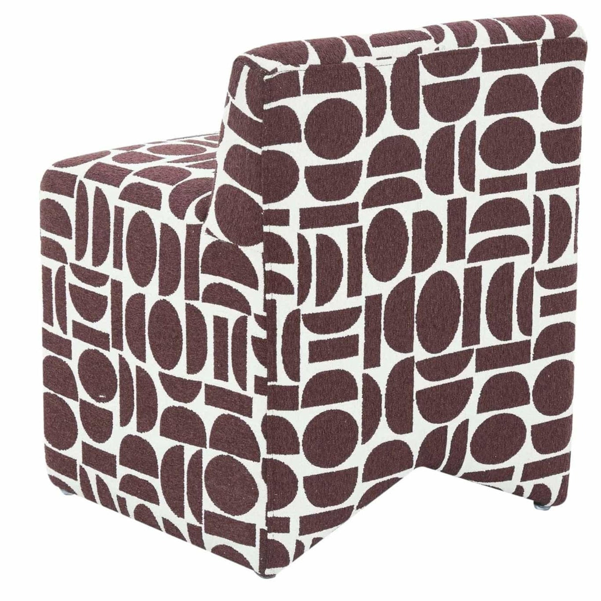 Candelabra Home Pippa Geometric Jacquard Weave Stool Stools