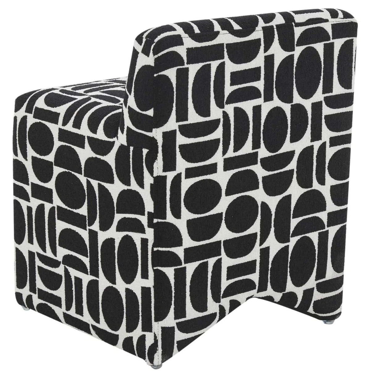 Candelabra Home Pippa Geometric Jacquard Weave Stool Stools