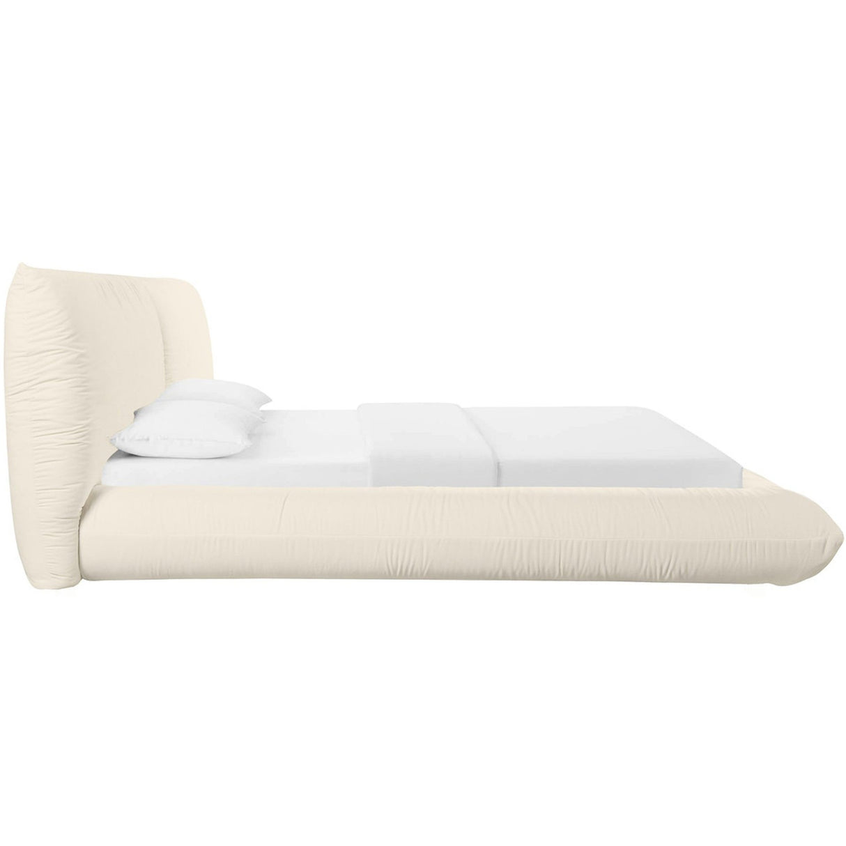 Candelabra Home Romp Cream 100% Upcycled Linen Bed Beds & Bed Frames