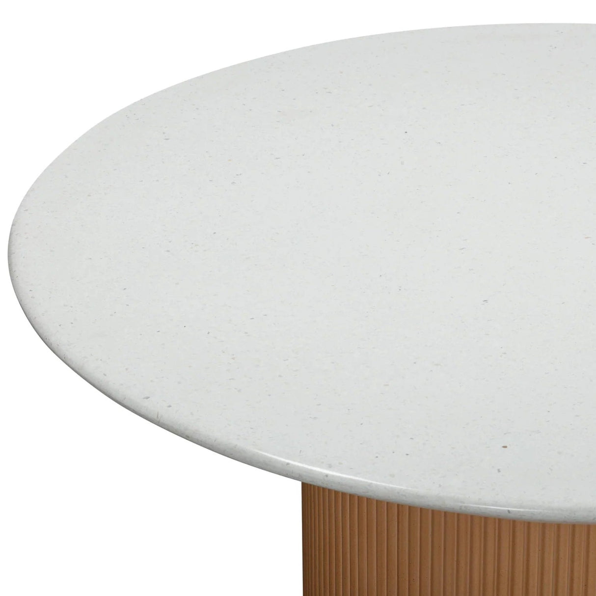 Candelabra Home Rose Faux Terrazzo and Terracotta Concrete Indoor/Outdoor Dining Table Dining Tables TOV-O54279