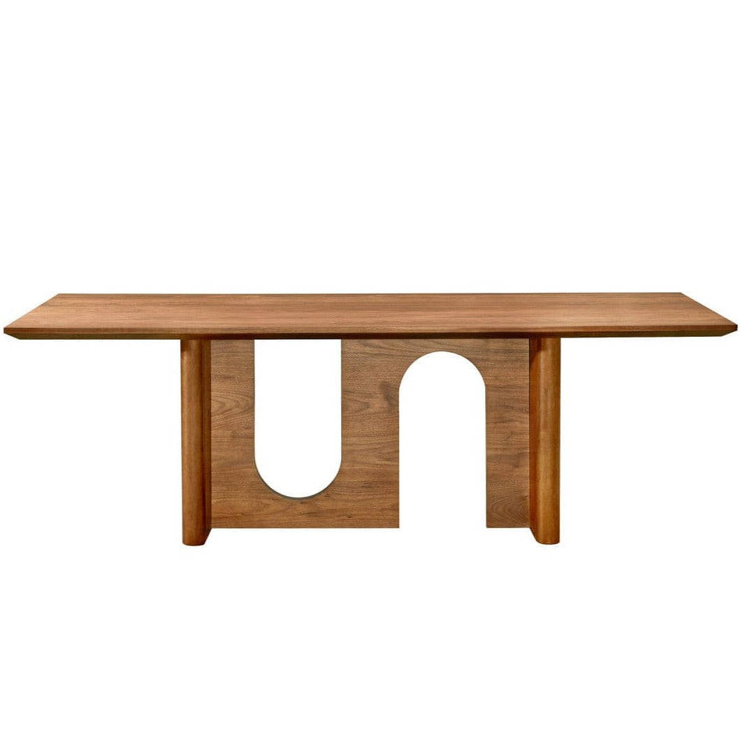 Candelabra Home Satra Walnut Rectangular Dining Table Dining Tables TOV-D68715