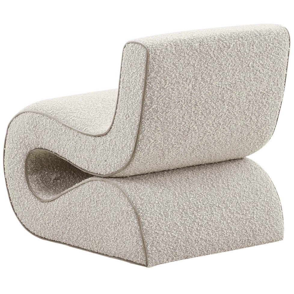 Candelabra Home Senna Accent Chair Curvy Upholstered Chair