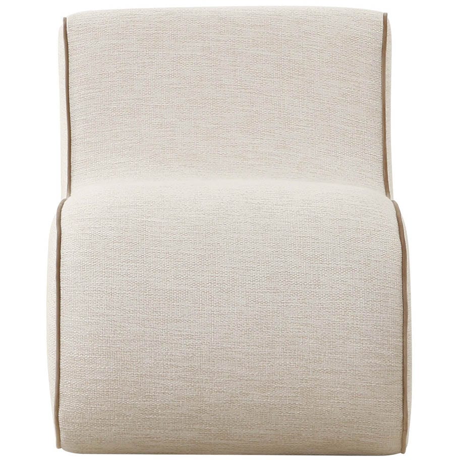 Candelabra Home Senna Accent Chair Curvy Upholstered Chair
