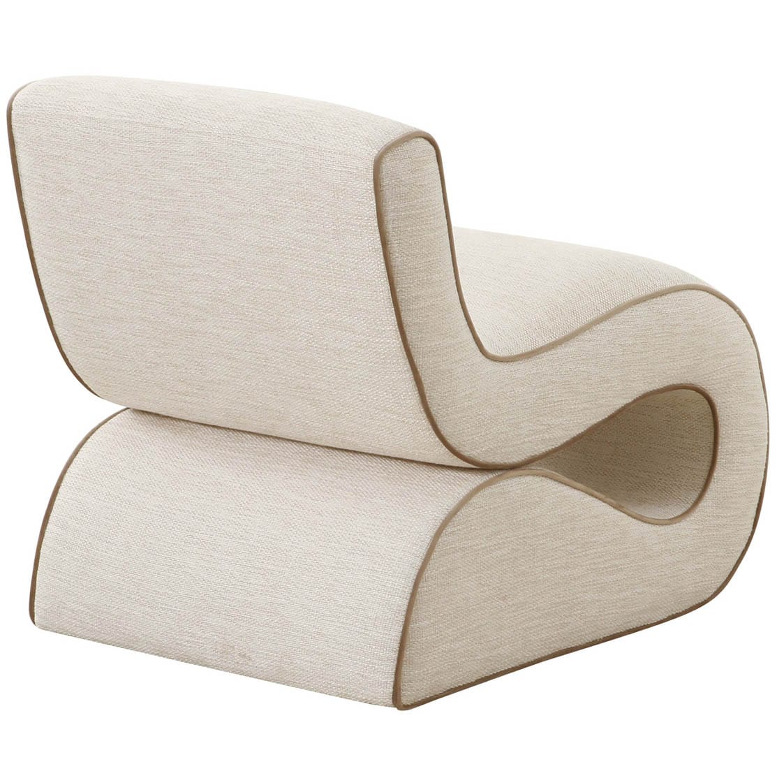Candelabra Home Senna Accent Chair Curvy Upholstered Chair