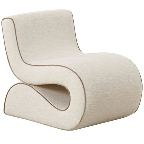 Candelabra Home Senna Accent Chair Curvy Upholstered Chair TOV-S68811