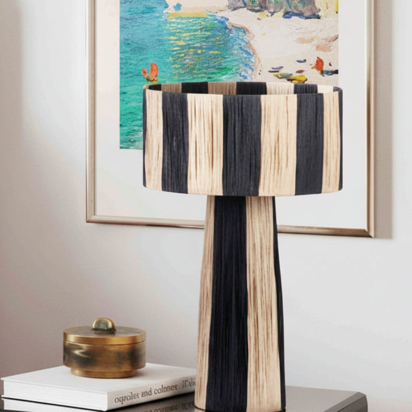 Candelabra Home Shelby Rafia Table Lamp Lighting