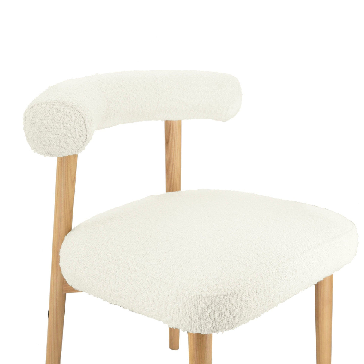 Candelabra Home Spara Boucle Side Chair Furniture
