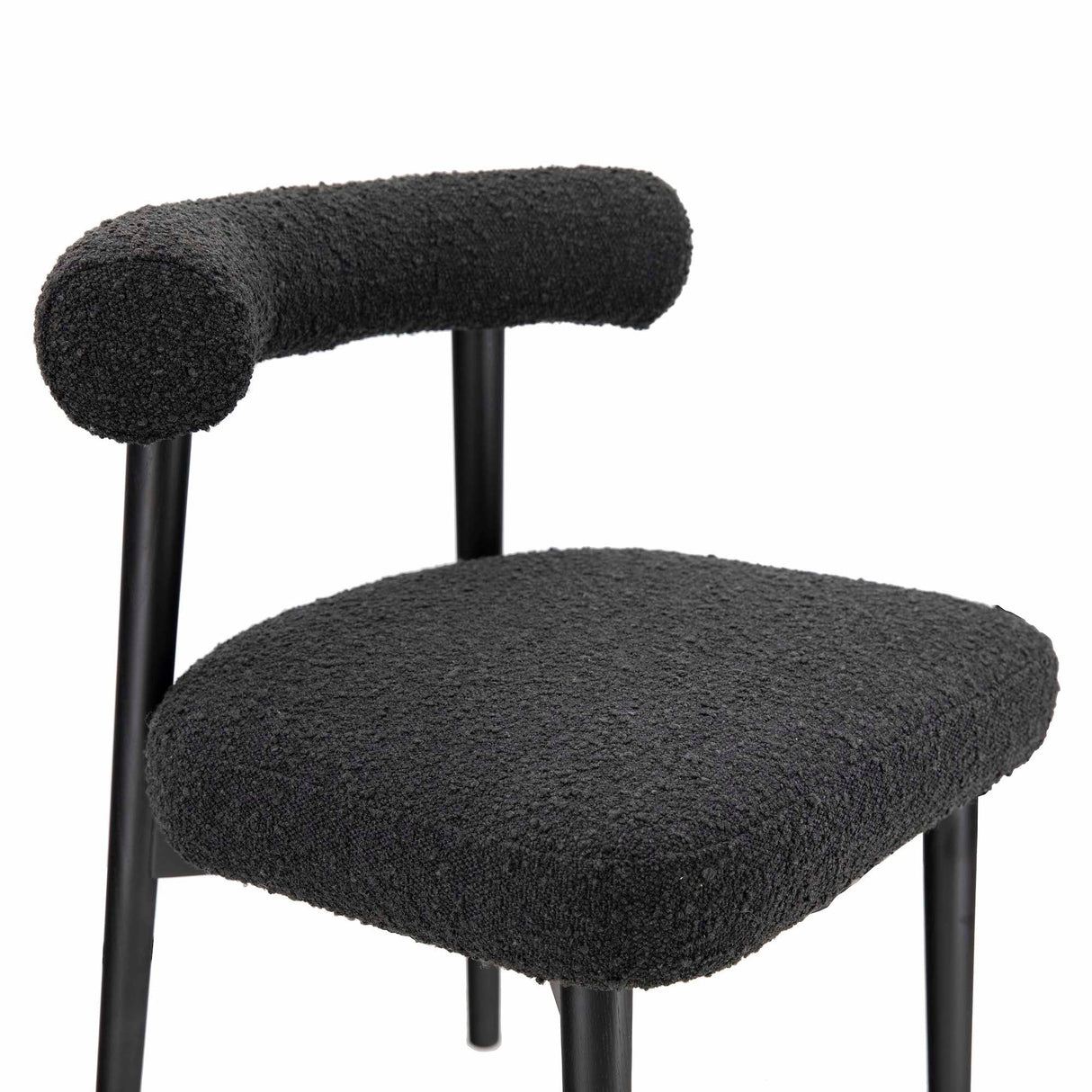 Candelabra Home Spara Boucle Side Chair Furniture