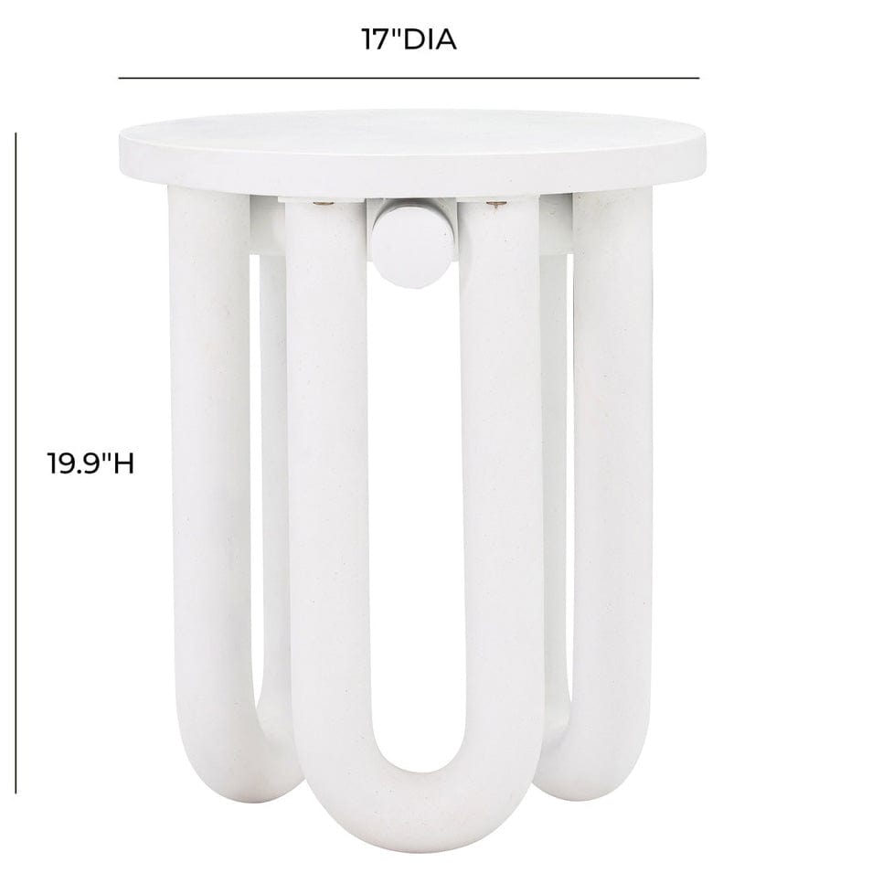 Candelabra Home Tildy Concrete Indoor/Outdoor Side Table Side Tables TOV-OC44176