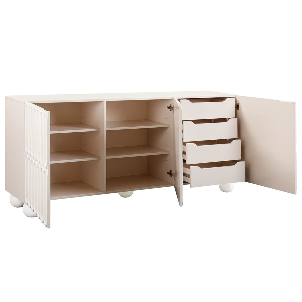 Candelabra Home Tori Motif Buffet Wooden Storage Buffet TOV-D54322