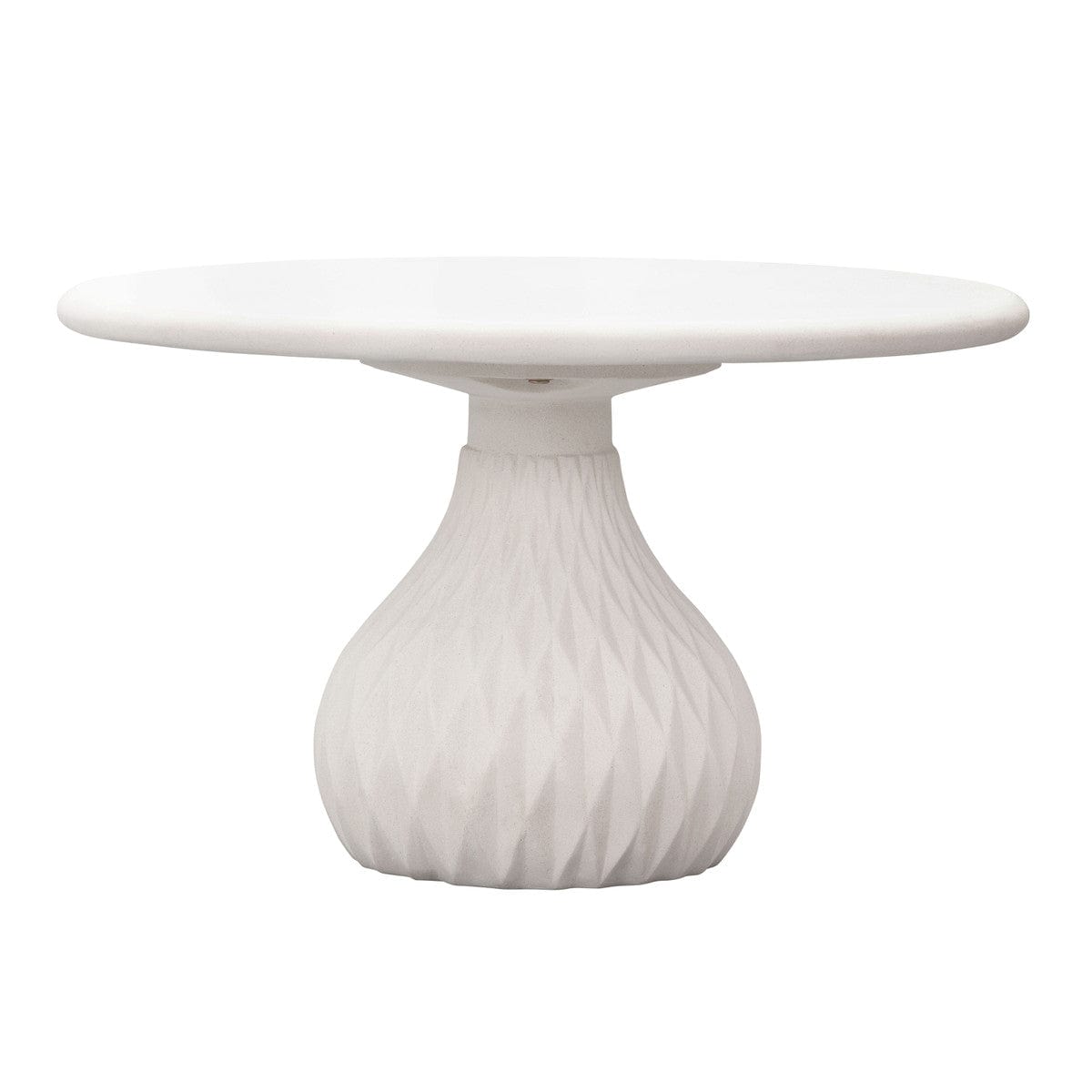 Candelabra Home Tulum Ivory Concrete Indoor/Outdoor Coffee Table Coffee Tables TOV-O44144