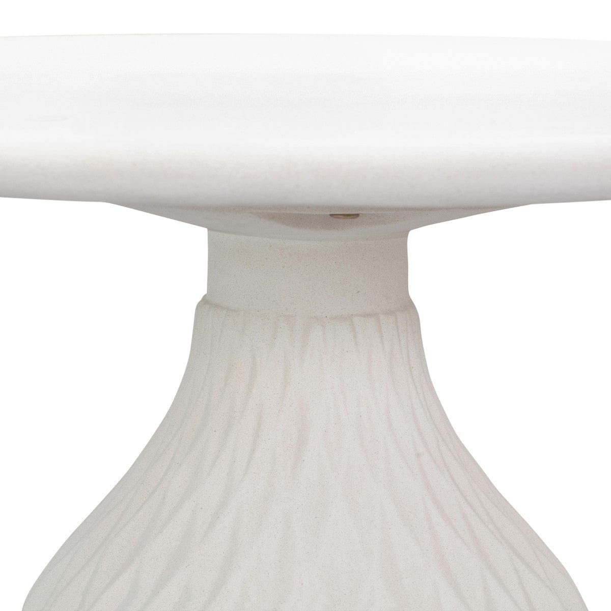 Candelabra Home Tulum Ivory Concrete Indoor/Outdoor Coffee Table Coffee Tables TOV-O44144