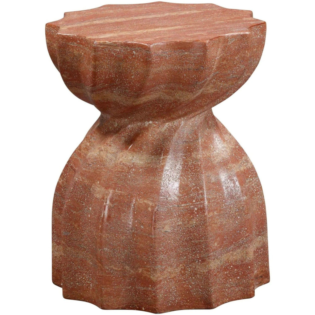 Candelabra Home Turin Indoor/Outdoor Concrete Stool Stools TOV-O54282